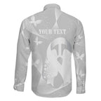 Australia Lung Cancer Awareness Personalised Family Matching Mermaid Dress and Hawaiian Shirt Butterfly Ribbon Art