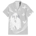 Australia Lung Cancer Awareness Personalised Hawaiian Shirt Butterfly Ribbon Art