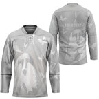 Australia Lung Cancer Awareness Personalised Hockey Jersey Butterfly Ribbon Art
