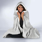 Australia Lung Cancer Awareness Hooded Blanket Butterfly Ribbon Art