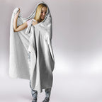 Australia Lung Cancer Awareness Hooded Blanket Butterfly Ribbon Art