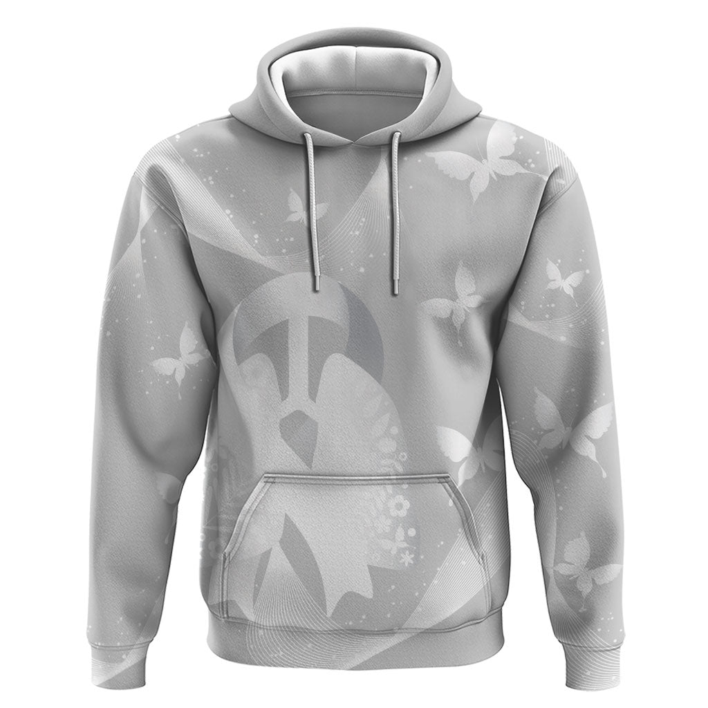 Australia Lung Cancer Awareness Personalised Hoodie Butterfly Ribbon Art