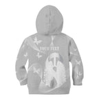 Australia Lung Cancer Awareness Personalised Kid Hoodie Butterfly Ribbon Art
