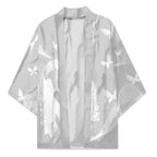 Australia Lung Cancer Awareness Personalised Kimono Butterfly Ribbon Art