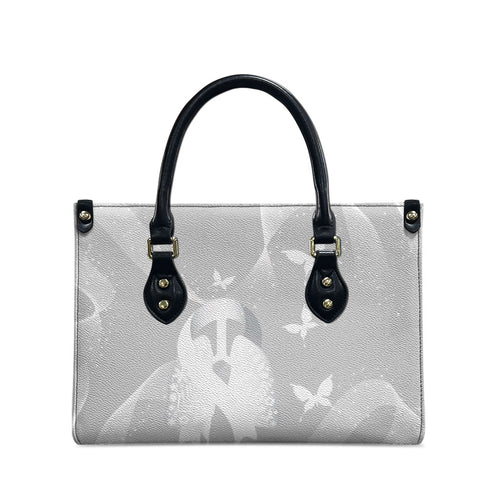 Australia Lung Cancer Awareness Leather Bag Butterfly Ribbon Art