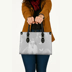 Australia Lung Cancer Awareness Leather Bag Butterfly Ribbon Art