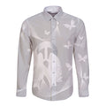 Australia Lung Cancer Awareness Personalised Long Sleeve Button Shirt Butterfly Ribbon Art