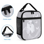 Australia Lung Cancer Support Lunch Bag Butterfly Ribbon Art