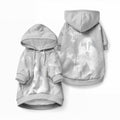 Australia Lung Cancer Support Personalised Pet Hoodie Butterfly Ribbon Art