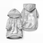 Australia Lung Cancer Support Personalised Pet Hoodie Butterfly Ribbon Art