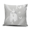 Australia Lung Cancer Awareness Pillow Cover Butterfly Ribbon Art