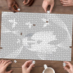 Australia Lung Cancer Awareness Puzzle Butterfly Ribbon Art