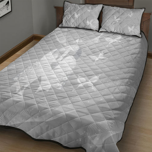 Australia Lung Cancer Awareness Quilt Bed Set Butterfly Ribbon Art