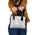 Australia Lung Cancer Awareness Shoulder Handbag Butterfly Ribbon Art