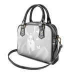 Australia Lung Cancer Awareness Shoulder Handbag Butterfly Ribbon Art