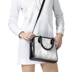 Australia Lung Cancer Awareness Shoulder Handbag Butterfly Ribbon Art