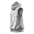 Australia Lung Cancer Awareness Personalised Sleeveless Hoodie Butterfly Ribbon Art