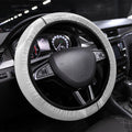Australia Lung Cancer Awareness Steering Wheel Cover Butterfly Ribbon Art