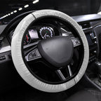 Australia Lung Cancer Awareness Steering Wheel Cover Butterfly Ribbon Art