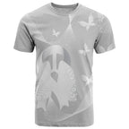 Australia Lung Cancer Awareness Personalised T Shirt Butterfly Ribbon Art
