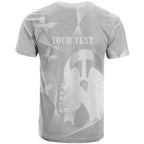 Australia Lung Cancer Awareness Personalised T Shirt Butterfly Ribbon Art