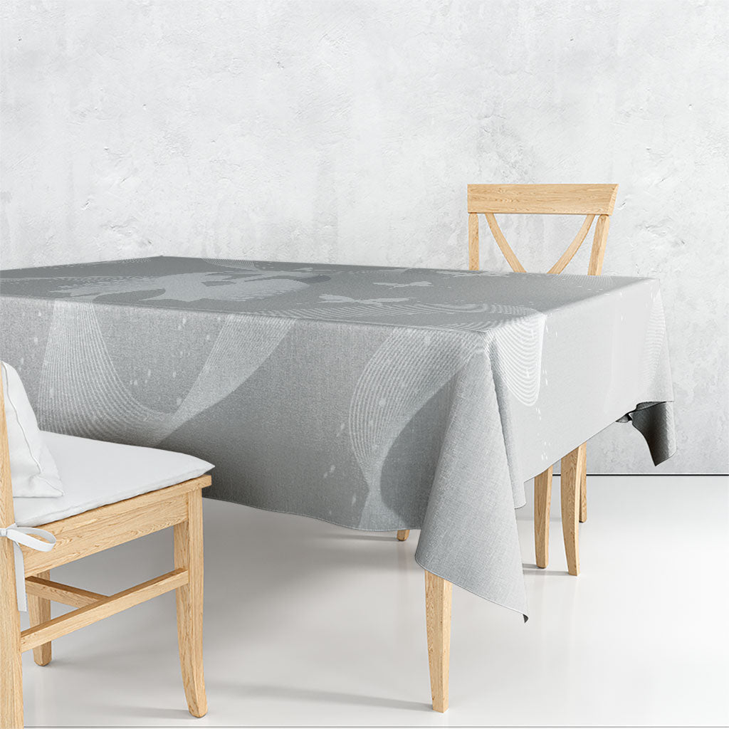 Australia Lung Cancer Awareness Tablecloth Butterfly Ribbon Art
