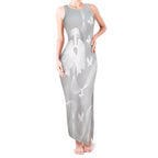 Australia Lung Cancer Awareness Personalised Tank Maxi Dress Butterfly Ribbon Art