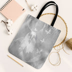 Australia Lung Cancer Awareness Tote Bag Butterfly Ribbon Art