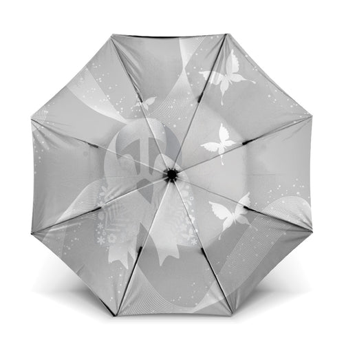 Australia Lung Cancer Awareness Umbrella Butterfly Ribbon Art