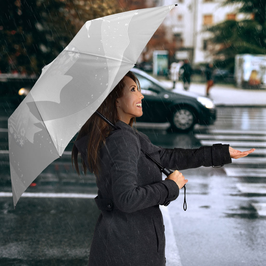 Australia Lung Cancer Awareness Umbrella Butterfly Ribbon Art