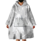 Australia Lung Cancer Awareness Personalised Wearable Blanket Hoodie Butterfly Ribbon Art