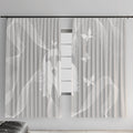 Australia Lung Cancer Awareness Window Curtain Butterfly Ribbon Art