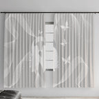 Australia Lung Cancer Awareness Window Curtain Butterfly Ribbon Art