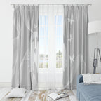 Australia Lung Cancer Awareness Window Curtain Butterfly Ribbon Art