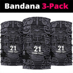 Custom New Zealand Taiaha Maori Neck Gaiter Minimalist Silver Fern All Black LT9