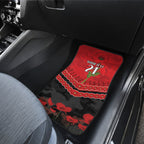 Custom St Kilda Saints Football Car Mats ANZAC Lest We Forget