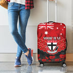 Custom St Kilda Saints Football Luggage Cover ANZAC Lest We Forget