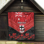 Custom St Kilda Saints Football Quilt ANZAC Lest We Forget
