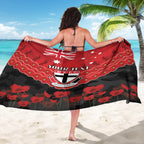 Custom St Kilda Saints Football Sarong ANZAC Lest We Forget