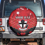 Custom St Kilda Saints Football Spare Tire Cover ANZAC Lest We Forget