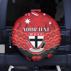 Custom St Kilda Saints Football Spare Tire Cover ANZAC Lest We Forget