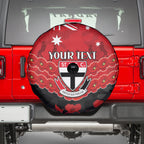 Custom St Kilda Saints Football Spare Tire Cover ANZAC Lest We Forget
