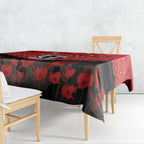 Custom St Kilda Saints Football Tablecloth ANZAC Lest We Forget