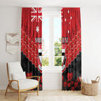 Custom St Kilda Saints Football Window Curtain ANZAC Lest We Forget