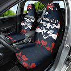 Custom Cats Football Car Seat Cover ANZAC Lest We Forget