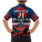 Custom Cats Football Family Matching Mermaid Dress and Hawaiian Shirt ANZAC Lest We Forget