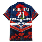 Custom Cats Football Family Matching Mermaid Dress and Hawaiian Shirt ANZAC Lest We Forget