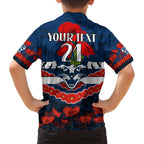 Custom Cats Football Family Matching Tank Maxi Dress and Hawaiian Shirt ANZAC Lest We Forget