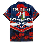 Custom Cats Football Family Matching Tank Maxi Dress and Hawaiian Shirt ANZAC Lest We Forget