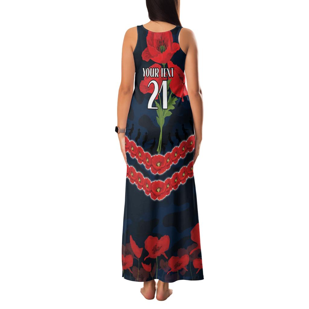Custom Cats Football Family Matching Tank Maxi Dress and Hawaiian Shirt ANZAC Lest We Forget
